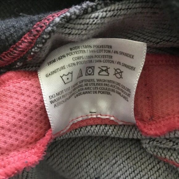 Moving Comfort‎ Athletic Shorts Drawstring Size Medium Grey Pink - Picture 7 of 7